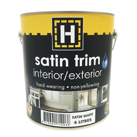 H-brand satin trim